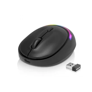 Мышь беспроводная REAL-EL RM-440 W Black, EL123200045 UA