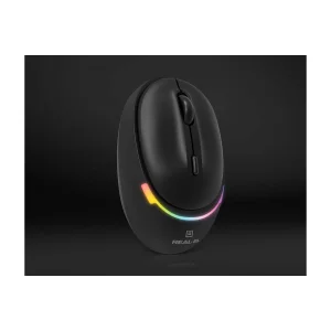 Мышь беспроводная REAL-EL RM-440 W Black, EL123200045 UA