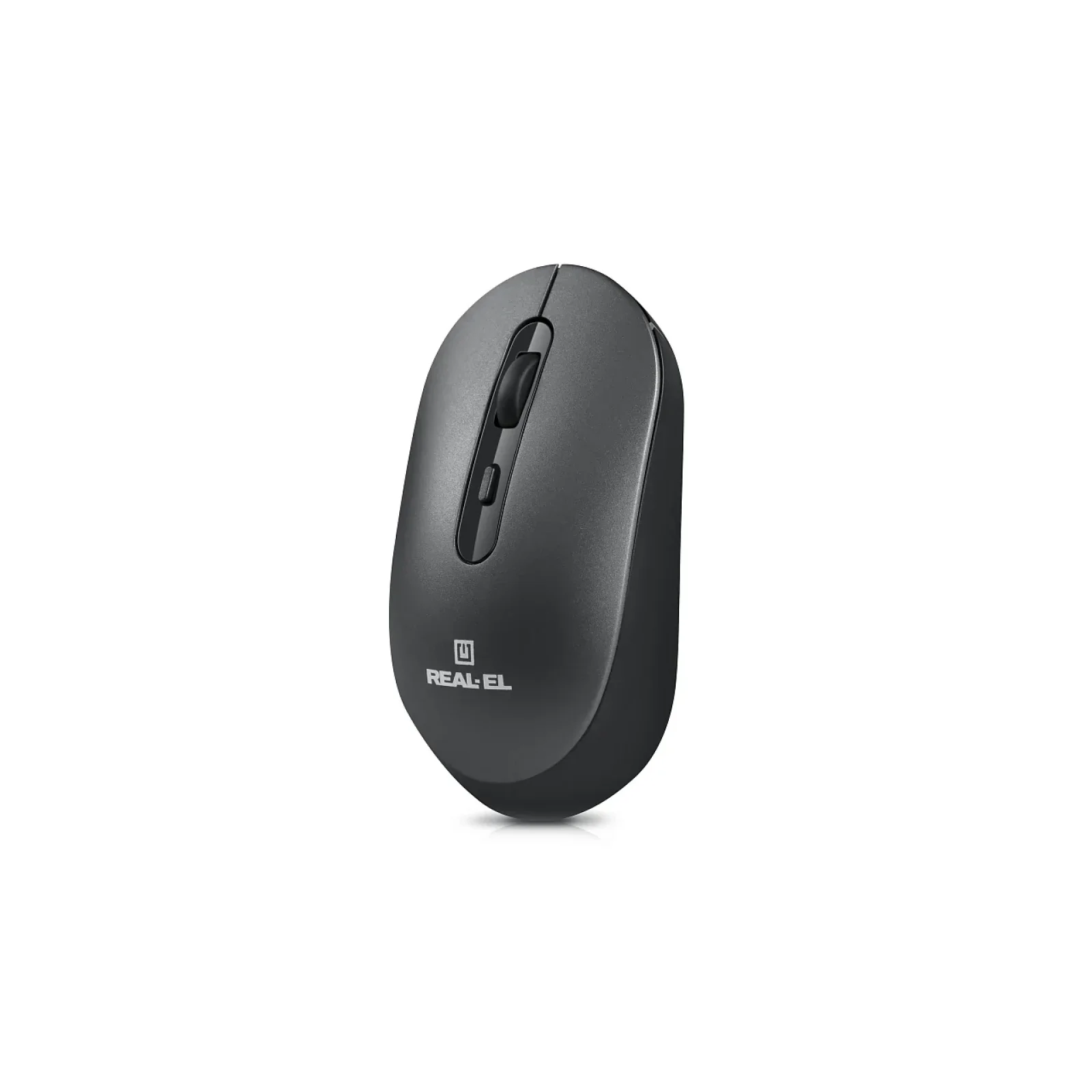 Мышь беспроводная REAL-EL RM-470W Dark Gray, EL123200049 UA