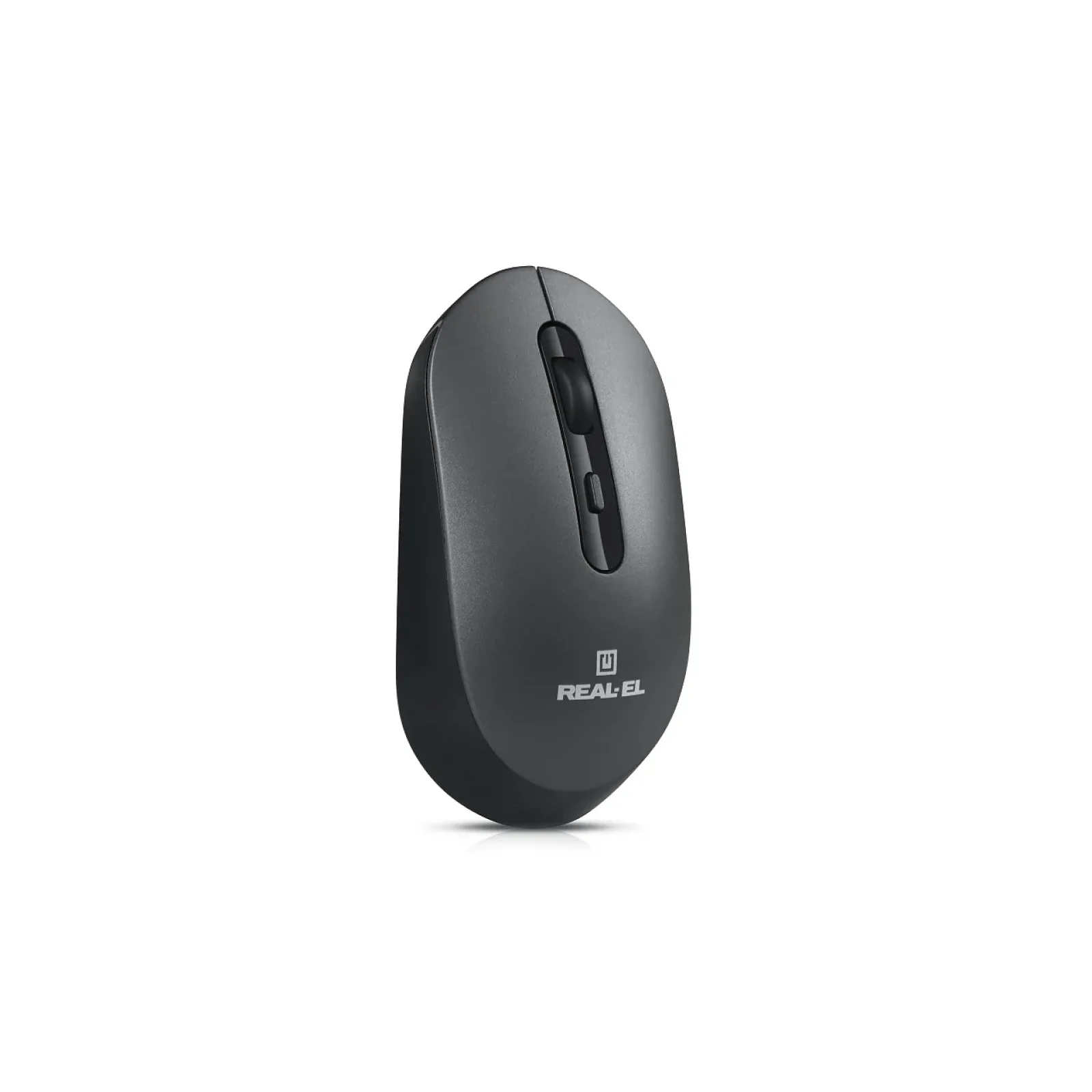Мышь беспроводная REAL-EL RM-470W Dark Gray, EL123200049 UA