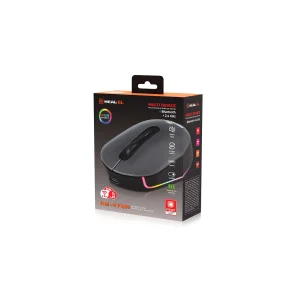 Мышь беспроводная REAL-EL RM-470W Dark Gray, EL123200049 UA