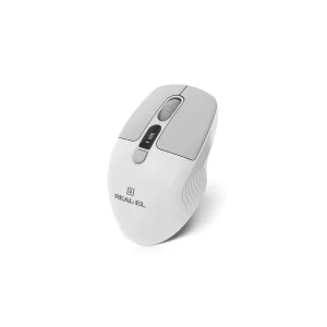 Миша бездротова REAL-EL RM-480 W White, EL123200050 UA