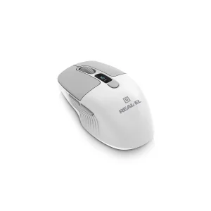 Миша бездротова REAL-EL RM-480 W White, EL123200050 UA