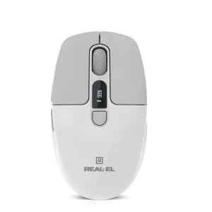 Мышь беспроводная REAL-EL RM-480 W White, EL123200050 UA