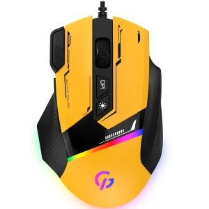 Миша GamePro GM300BL Yellow-Black UA