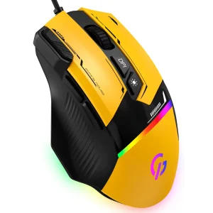 Миша GamePro GM300BL Yellow-Black UA