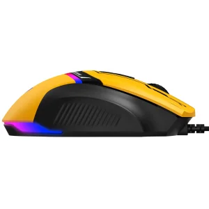 Миша GamePro GM300BL Yellow-Black UA