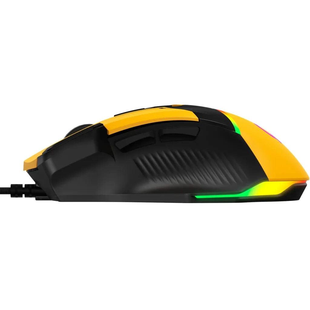 Миша GamePro GM300BL Yellow-Black UA