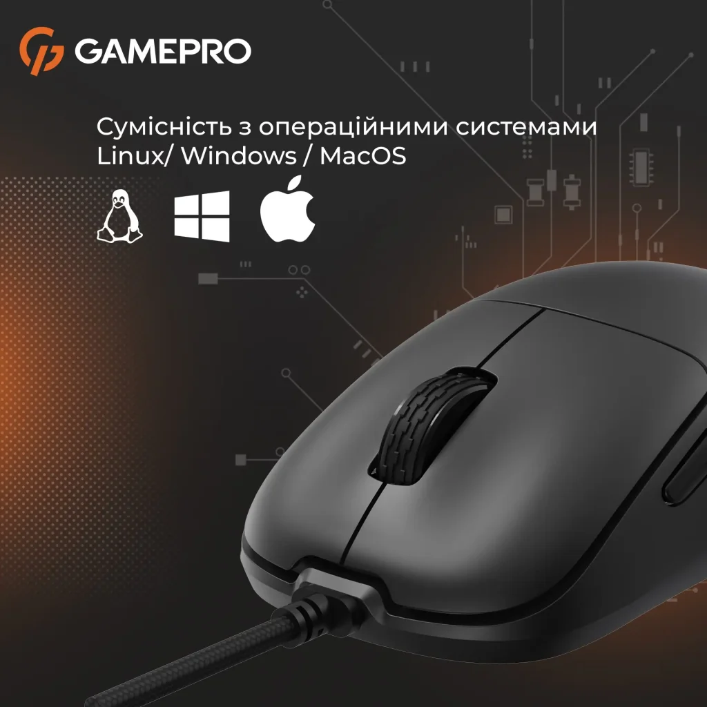 Мышь GamePro GM690B Black UA