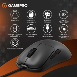 Мышь GamePro GM690B Black UA
