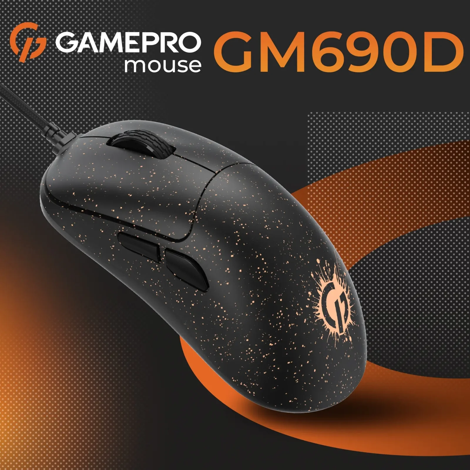 Мышь GamePro GM690D Black/Orange UA