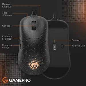 Мышь GamePro GM690D Black/Orange UA