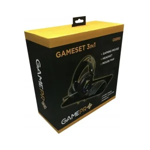 Комплект GamePro Gameset 3 в 1 USB мышь + игровая поверхность + гарнитурой (GS890) UA