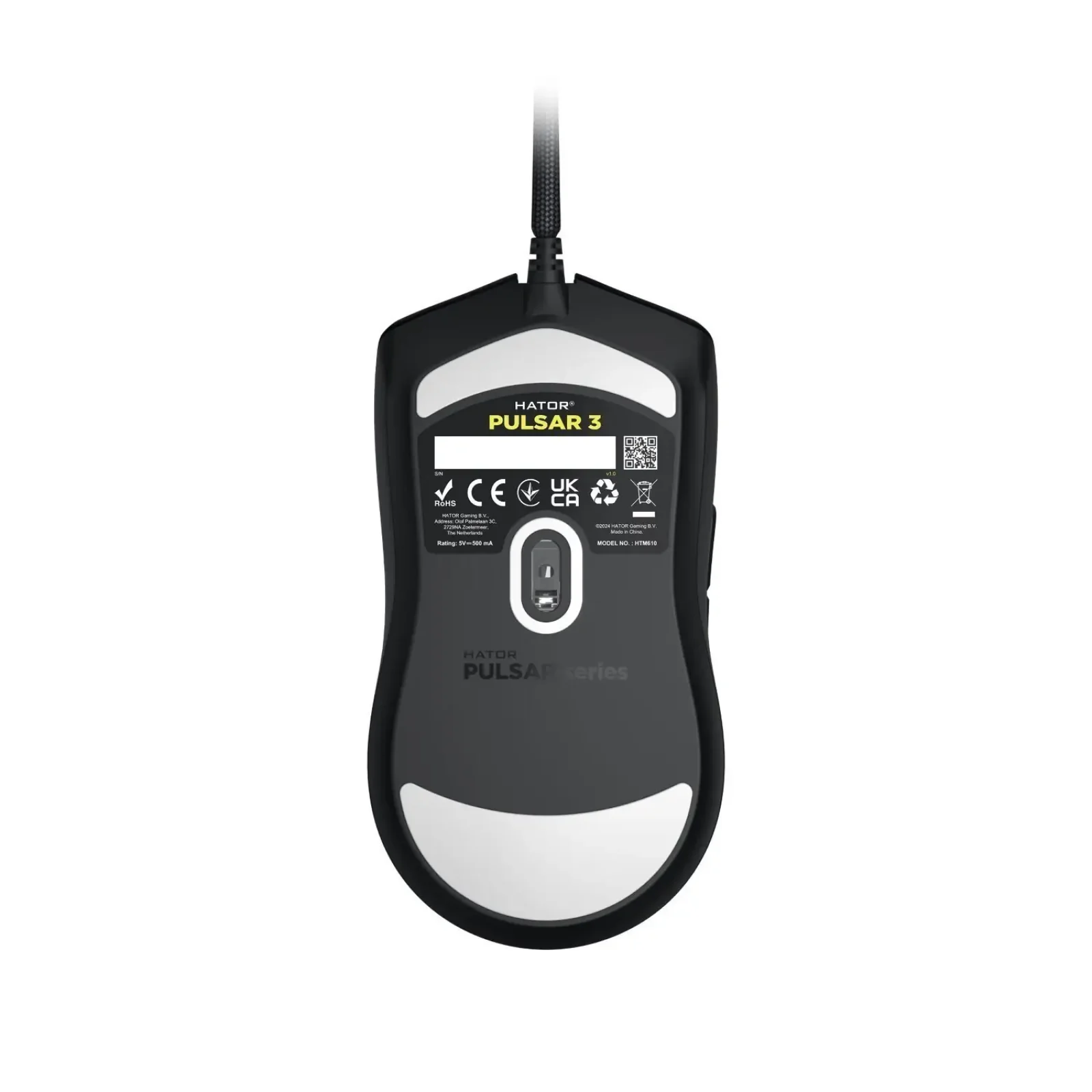Мышь Hator Pulsar 3 Black (HTM610) UA