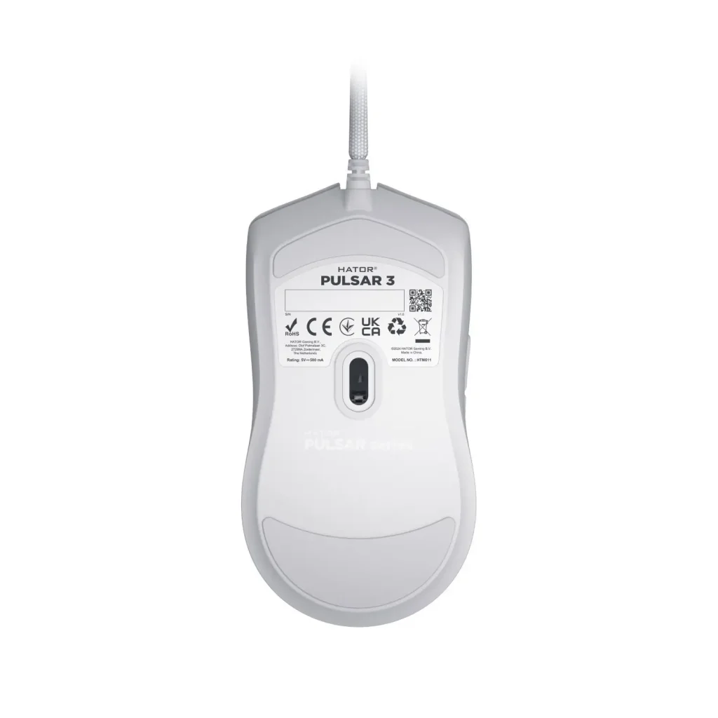 Миша Hator Pulsar 3 White (HTM611) UA