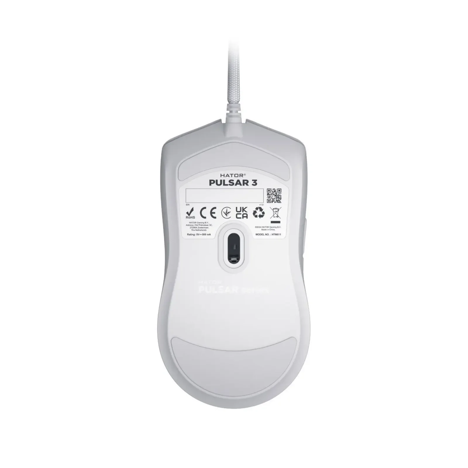 Мышь Hator Pulsar 3 White (HTM611) UA