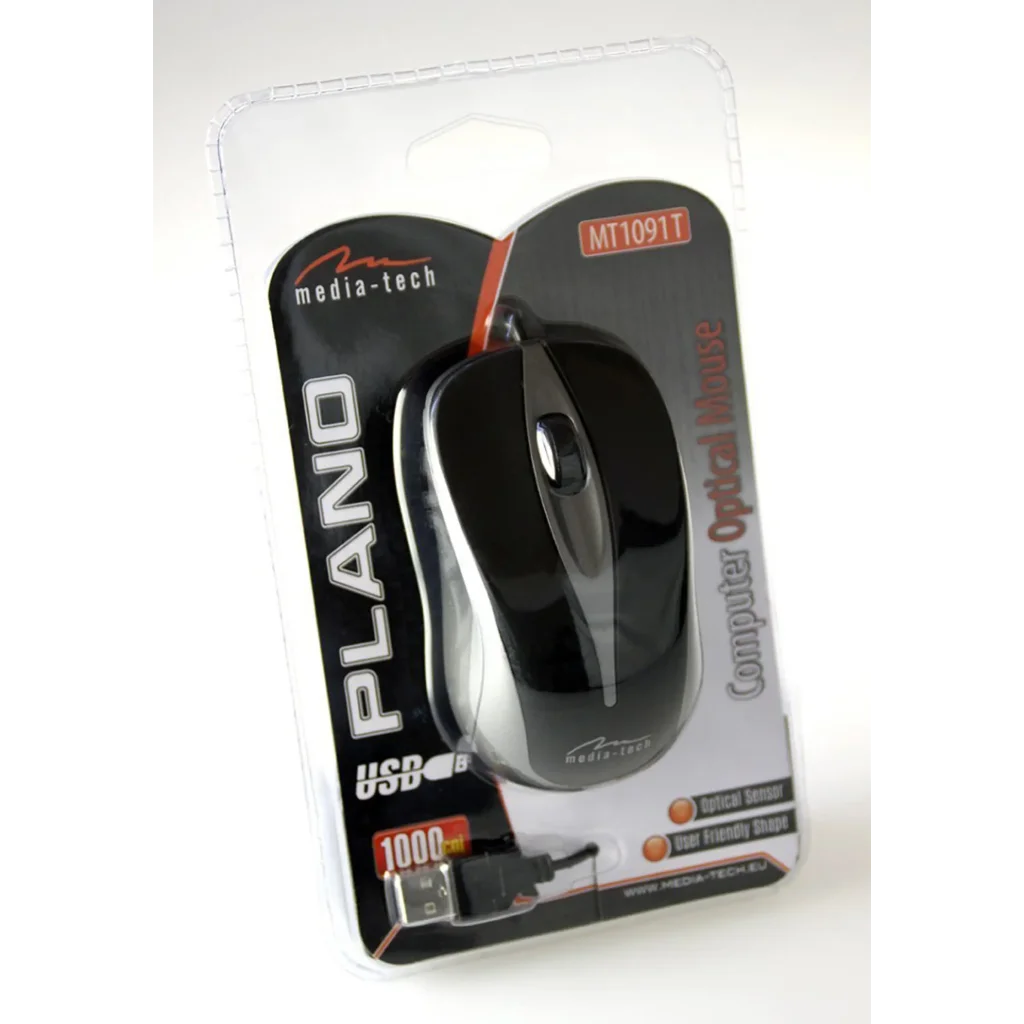 Миша Media-Tech Plano Titanium (MT1091T) UA
