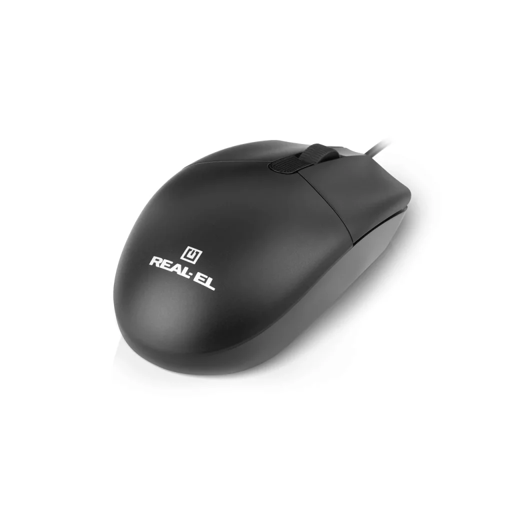 Мышь REAL-EL RM-210 Black (EL123200036) UA