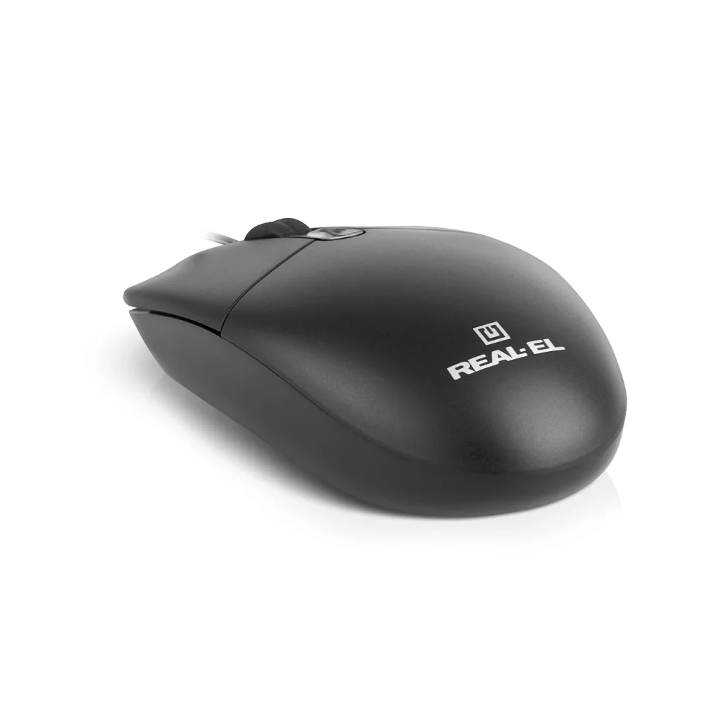 Мышь REAL-EL RM-210 Black (EL123200036) UA