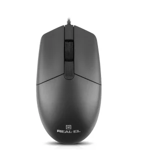 Мышь REAL-EL RM-210 Black (EL123200036) UA