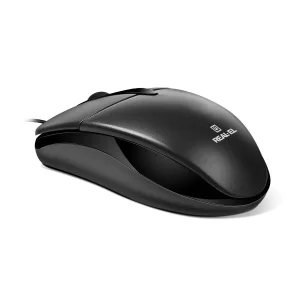 Мышь REAL-EL RM-214 Black (EL123200039) UA