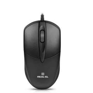 Мышь REAL-EL RM-214 Black (EL123200039) UA