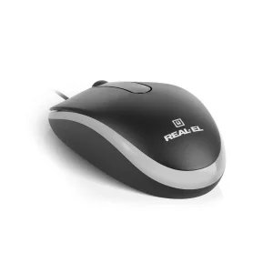 Мышь REAL-EL RM-217 Black (EL123200038) UA