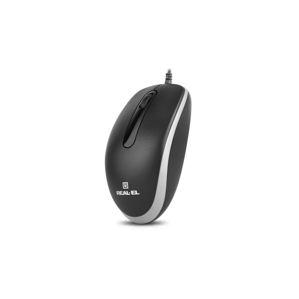 Мышь REAL-EL RM-217 Black (EL123200038) UA