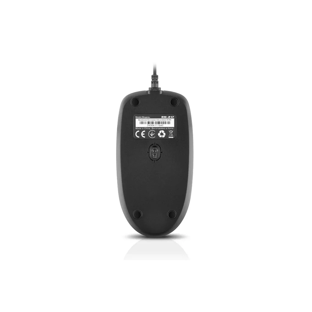 Мышь REAL-EL RM-217 Black (EL123200038) UA