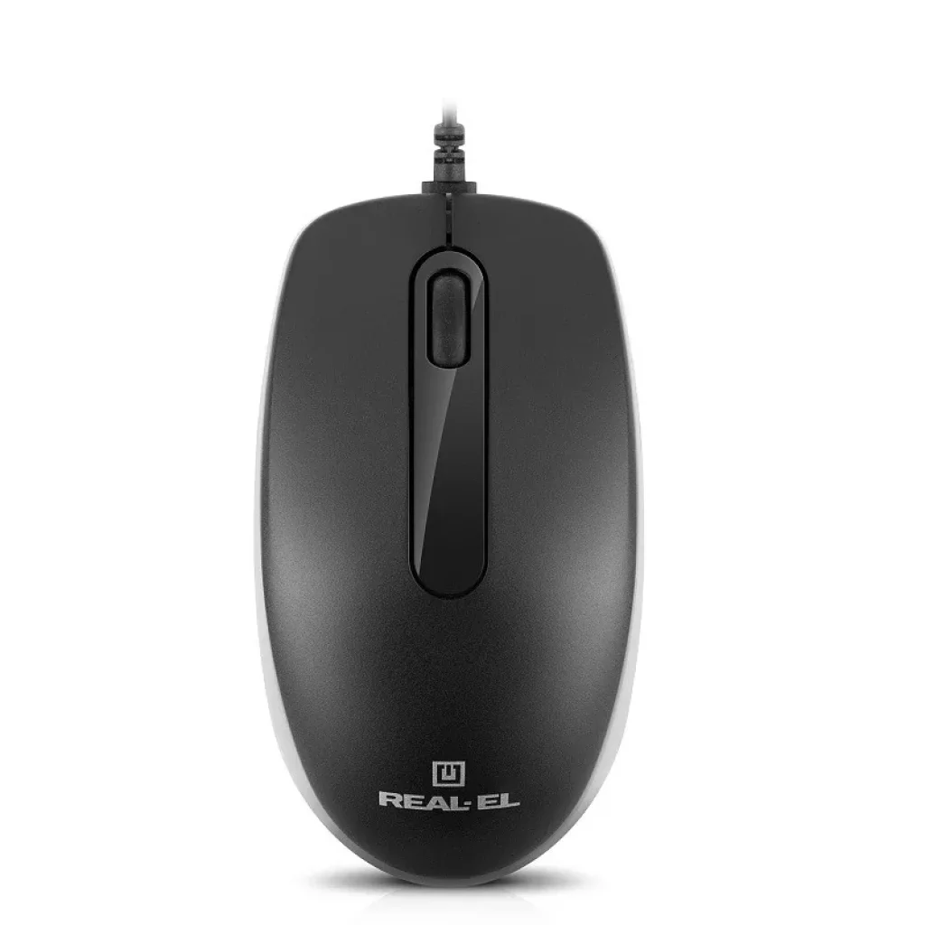 Мышь REAL-EL RM-217 Black (EL123200038) UA