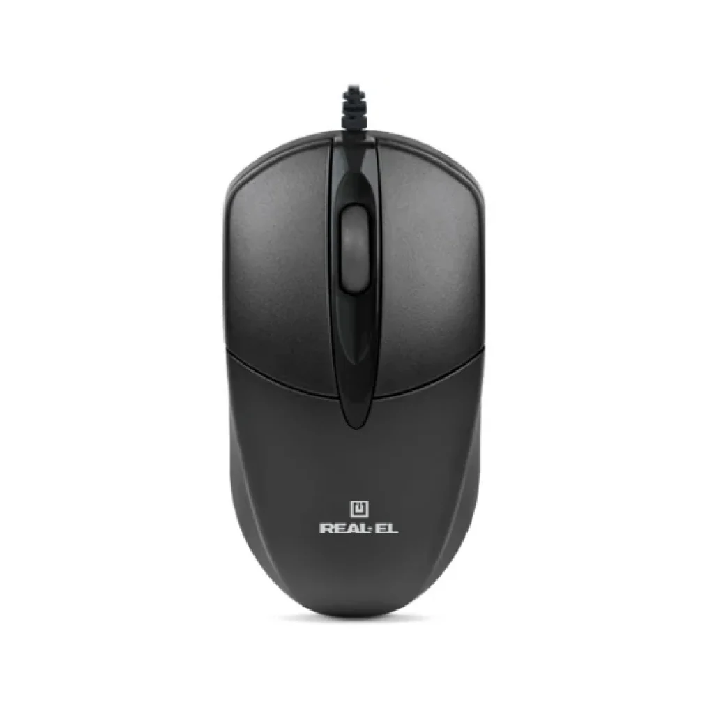 Мышь REAL-EL RM-211 Black USB, EL123200001 UA