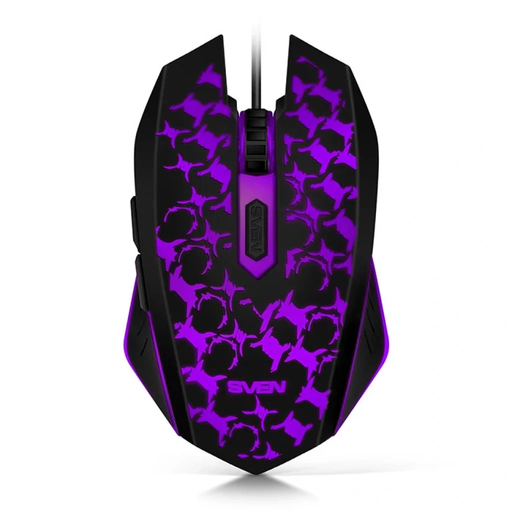 Миша SVEN RX-G930 чорна USB, 00530080 UA