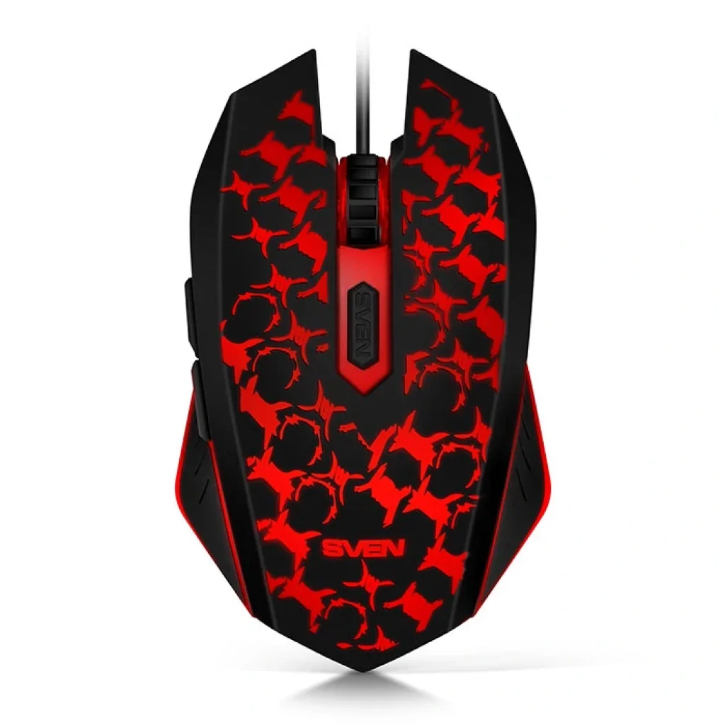 Миша SVEN RX-G930 чорна USB, 00530080 UA