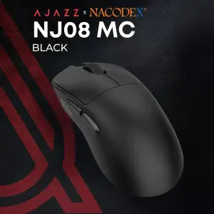 Мышь беспроводная Ajazz x Nacodex NJ08 MC Black (NJ08-MC-B) UA