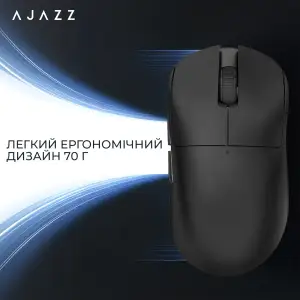 Мышь беспроводная Ajazz x Nacodex NJ08 MC Black (NJ08-MC-B) UA