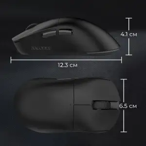 Мышь беспроводная Ajazz x Nacodex NJ08 MC Black (NJ08-MC-B) UA