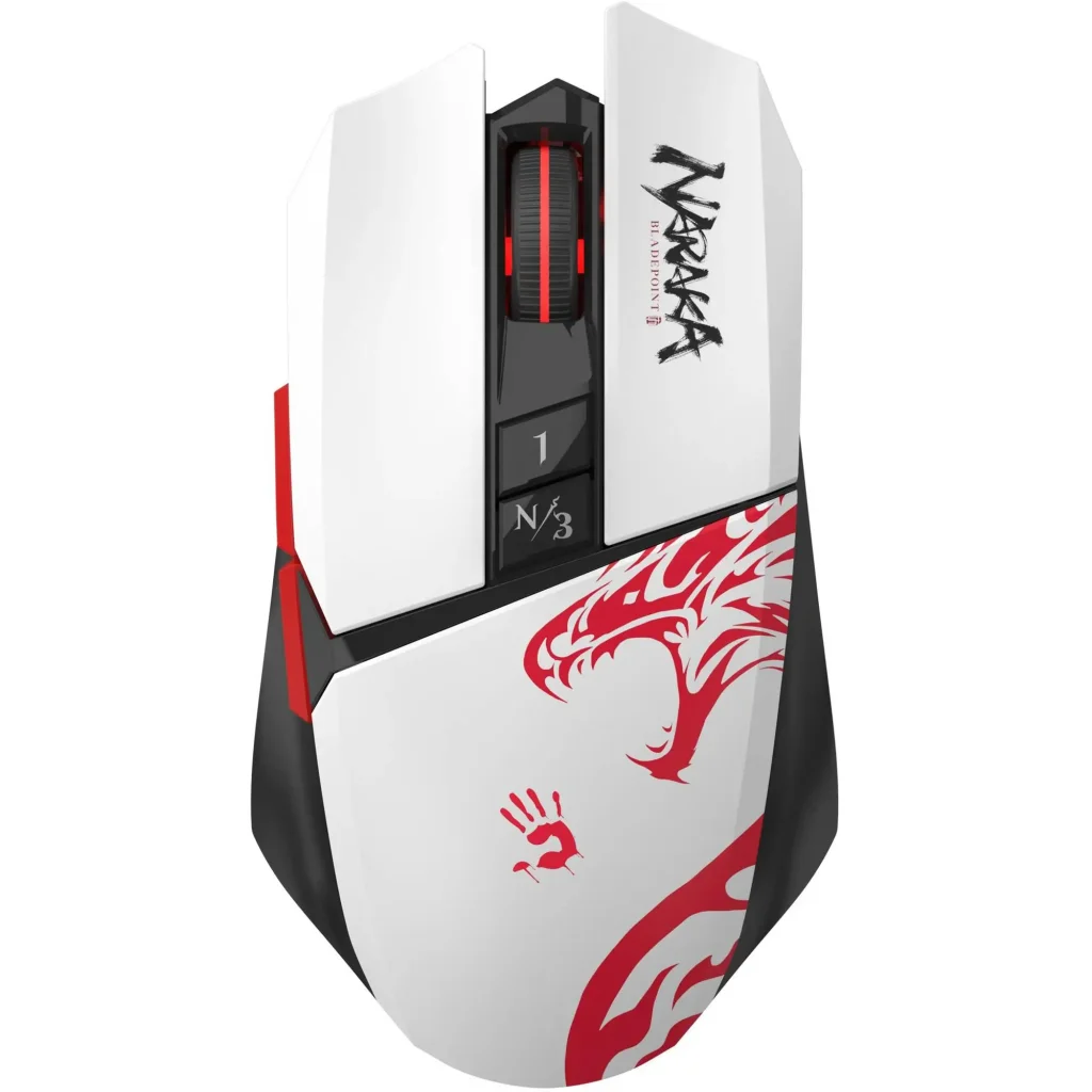 Миша бездротова A4Tech Bloody R36 Ultra Naraka White UA