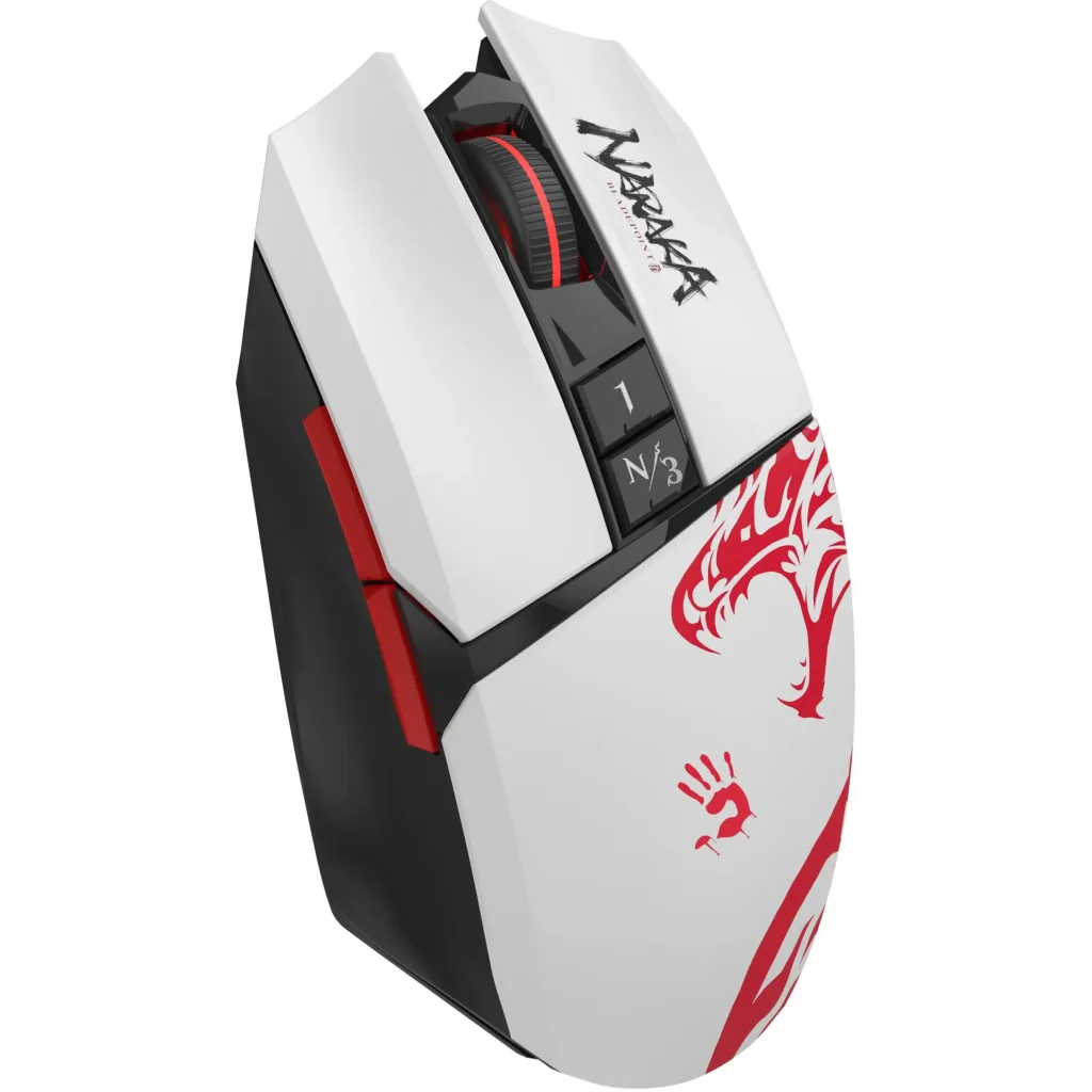 Миша бездротова A4Tech Bloody R36 Ultra Naraka White UA