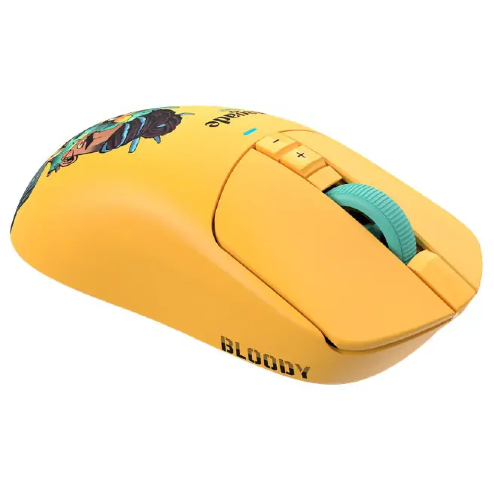 Мышь беспроводная A4Tech Bloody R72 Ultra Renegade Sunset Yellow UA