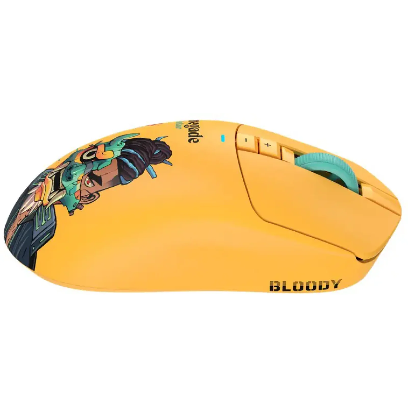 Мышь беспроводная A4Tech Bloody R72 Ultra Renegade Sunset Yellow UA