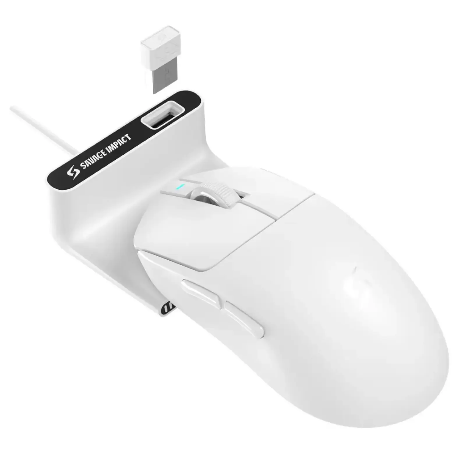 Мышь беспроводная Bloody SG5 White UA