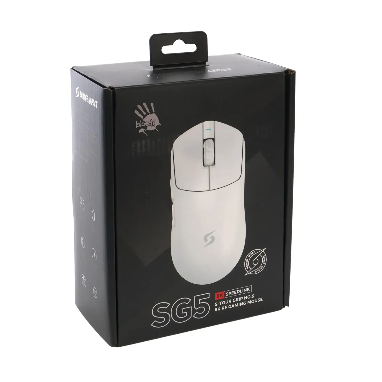 Мышь беспроводная Bloody SG5 White UA