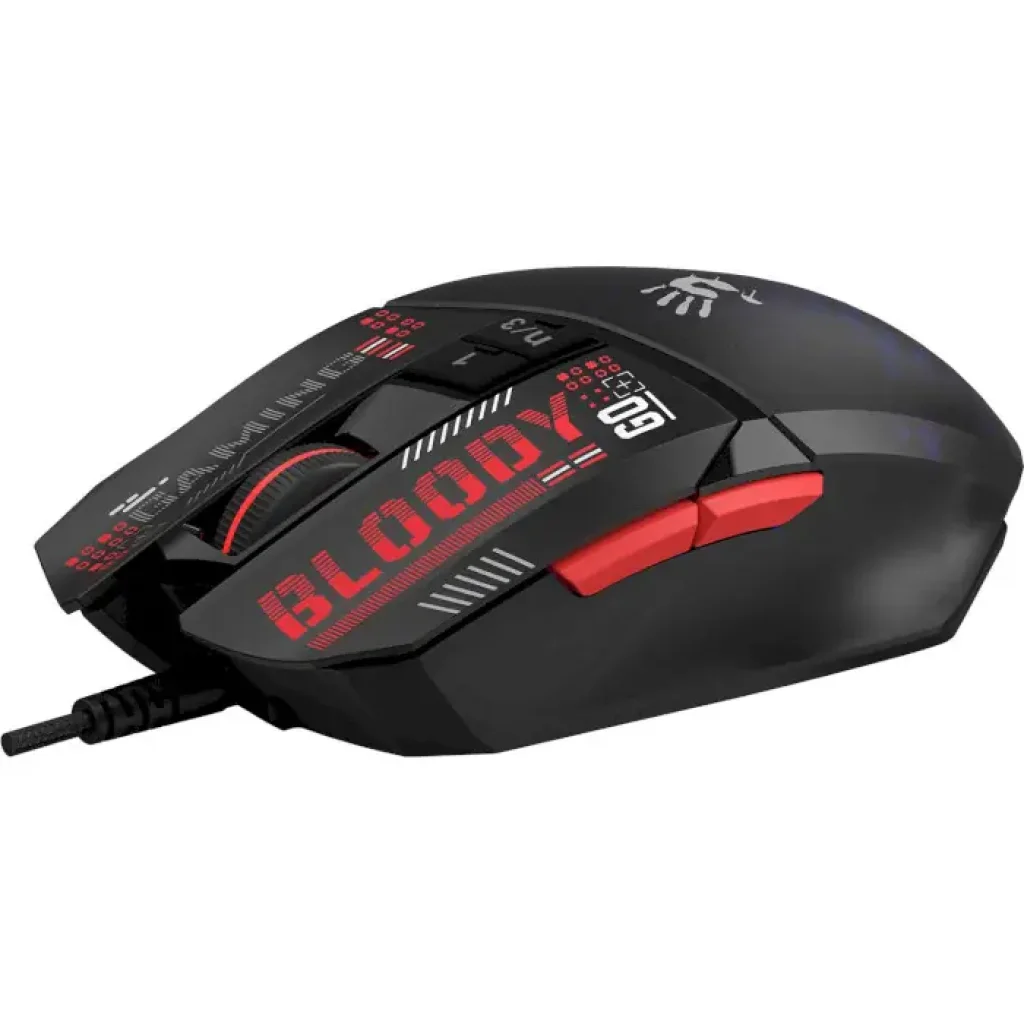 Мышь A4Tech Bloody W60 Max Mini Honeycomb Black UA