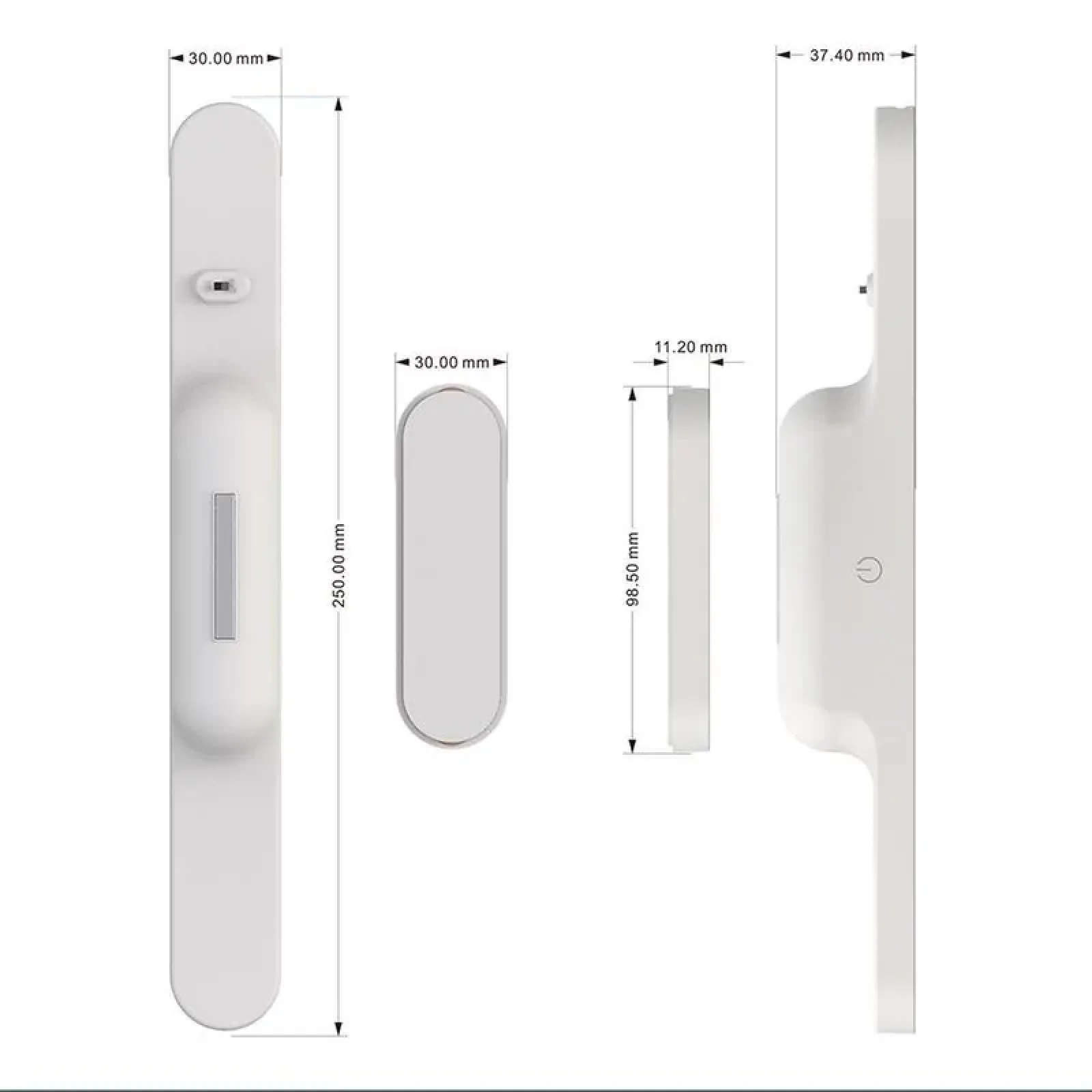 Настольная лампа LED ColorWay Magnetic Multi-Functional со встроенным аккумулятором белая (CW-DL11MMB-W) UA