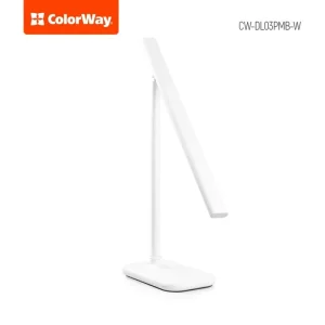Настольная лампа LED ColorWay CW-DL03PMB-W White UA