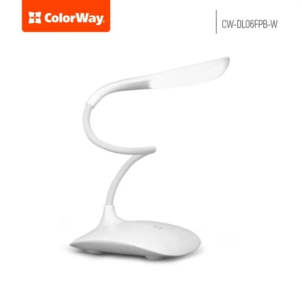 Настільна лампа LED ColorWay CW-DL06FPB-W White UA