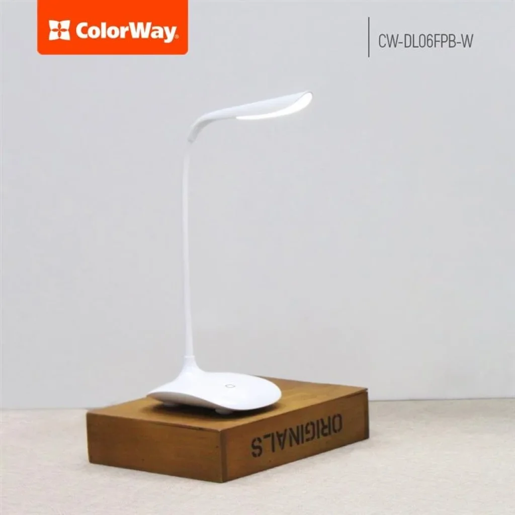 Настільна лампа LED ColorWay CW-DL06FPB-W White UA