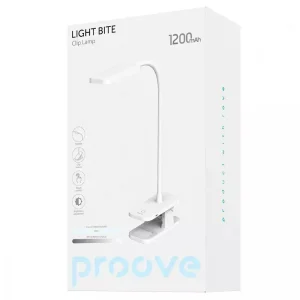 Настільна лампа LED Proove Light Bite 1200 mAh White (PLLB00010002) UA