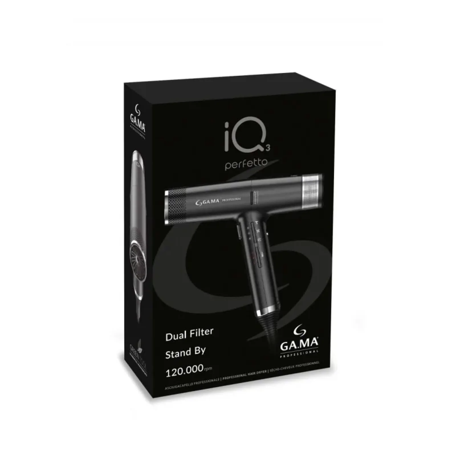 Фен Ga.Ma IQ3 Black (PH6080.BK) UA