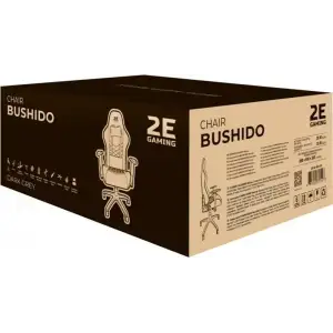 Кресло для геймеров 2E Gaming Chair Bushido Dark Grey (2E-GC-BUS-GR) UA